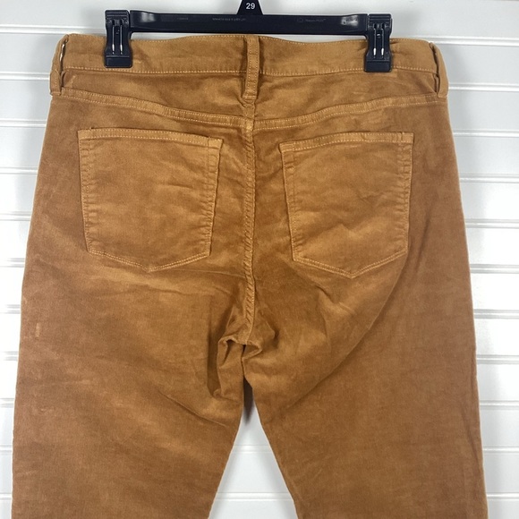 J Crew NWT Light Brown/Mustard Straight Corduroy Pants Women's Sz 29 - Picture 6 of 10